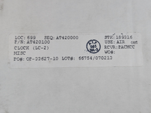 Load image into Gallery viewer, ASTRO TECH LC-2 CLOCK P/N AT420100
