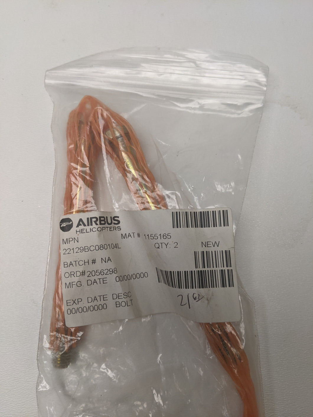 BOLT P/N 22129BC080104L