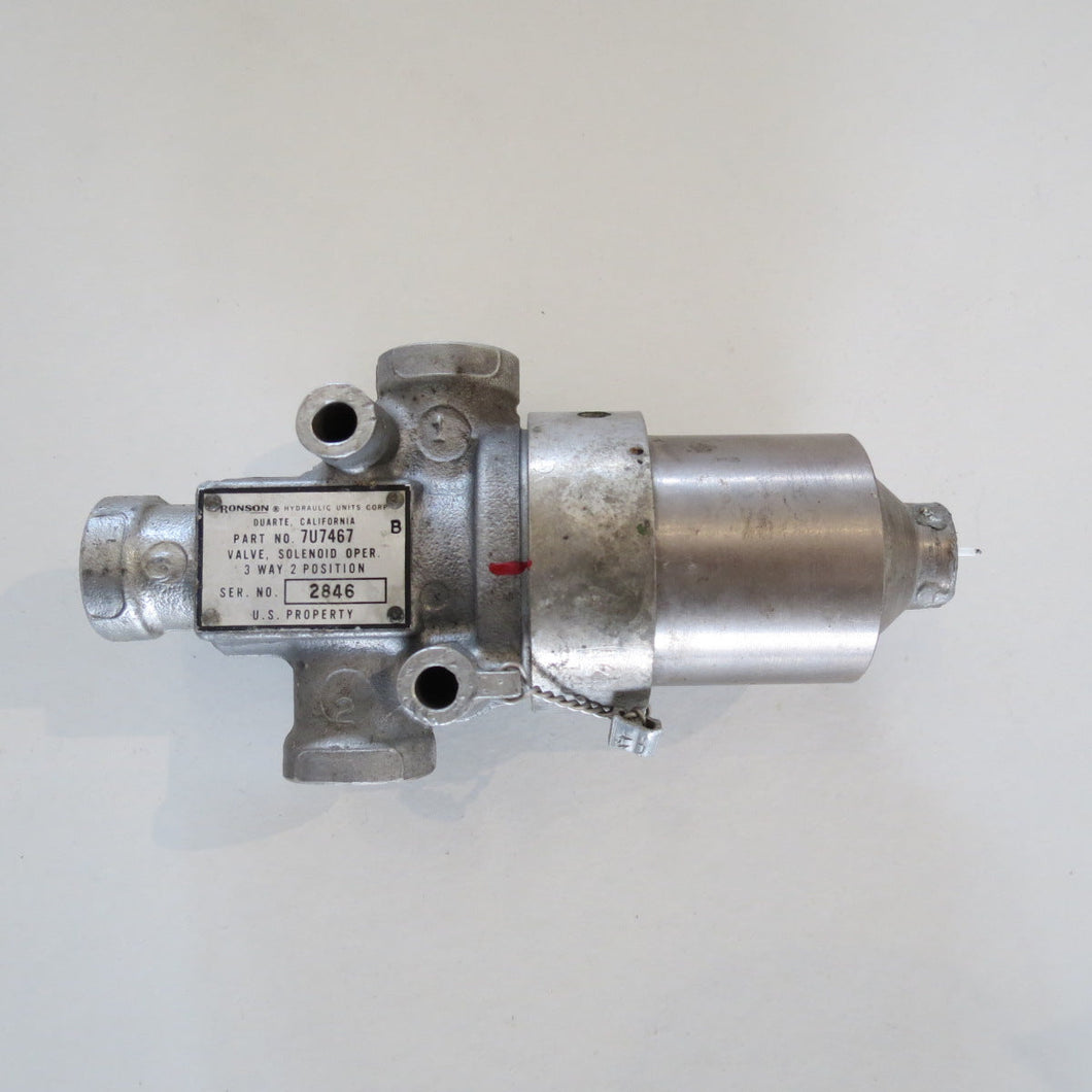 VALVE SOLENOID P/N 7U7467